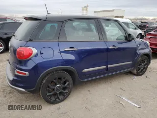 2018 FIAT 500L Trekking with VIN ZFBCFADH9JZ041163, listed as a Copart auction lot 79769353 with 108,385 mi miles and Salvage Title. Bid and sale history available at carsss.com. Image 3.