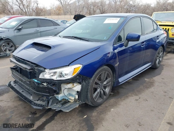 2016 Subaru WRX Premium with VIN JF1VA1E67G9802417, listed as a IAAI auction lot 41450549 with 67,464 mi miles. Bid and sale history available at carsss.com. Image 2.