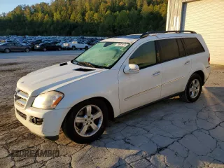 2007 Mercedes-Benz GL-Class with VIN 4JGBF71EX7A164754, listed as a Copart auction lot 73681874 with 194,777 mi miles and Salvage Title. Bid and sale history available at carsss.com. Image 1.