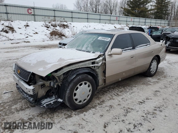 1995 Lexus LS 400 z VIN JT8UF22E2S0021180, wystawiony jako Copart lot #41846845 z przebiegiem 115 126 mil mil oraz Czysty tytuł • Clean title. Historia ofert i sprzedaży dostępna na DreamBid. Obrazek 1.