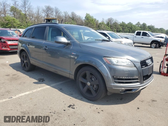 2014 Audi Q7 Premium with VIN WA1CGAFE7ED013193, listed as a Copart auction lot 63243705 with 129,127 mi miles and Clean title. Bid and sale history available at DreamBid. Image 4.