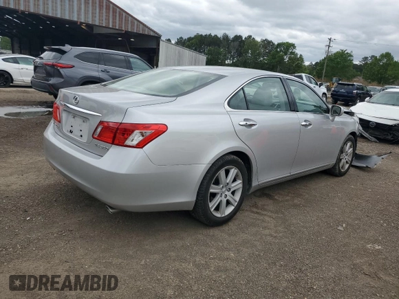 2009 Lexus ES 350 with VIN JTHBJ46G892298251, listed as a Copart auction lot 52192905 with 84,521 mi miles and Salvage Title. Bid and sale history available at carsss.com. Image 3.