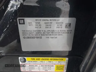 2012 Chevrolet Malibu 1LS with VIN 1G1ZB5E08CF184122, listed as a IAAI auction lot 41347198 with 175,492 mi miles and . Bid and sale history available at DreamBid. Image 9.