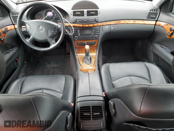 2003 Mercedes-Benz E 320 with VIN WDBUF65J23A297936, listed as a Copart auction lot 80877004 with 214,478 mi miles and Salvage Title. Bid and sale history available at DreamBid. Image 8.