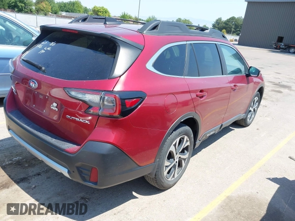 2022 Subaru Outback Limited with VIN 4S4BTAMC0N3108159, listed as a IAAI auction lot 42670477 with 39,160 mi miles and . Bid and sale history available at DreamBid. Image 4.