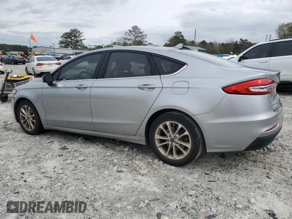2020 Ford Fusion SE with VIN 3FA6P0HD9LR219420, listed as a Copart auction lot 50100945 with 45,009 mi miles and Salvage Title. Bid and sale history available at carsss.com. Image 2.