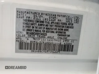 2024 Nissan Sentra SV z VIN 3N1AB8CV6RY346029, wystawiony jako Copart lot #58468395 z przebiegiem 25 092 mil mil oraz Szkoda całkowita • Salvage title. Historia ofert i sprzedaży dostępna na DreamBid. Obrazek 12.