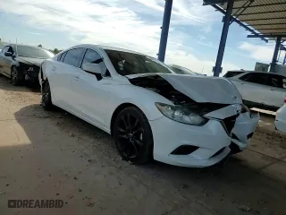 2016 Mazda Mazda6 i Touring with VIN JM1GJ1V5XG1404465, listed as a Copart auction lot 46362695 with 92,745 mi miles and Salvage Title. Bid and sale history available at carsss.com. Image 10.