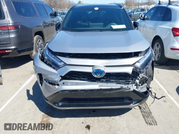 2024 Toyota RAV4 Hybrid XSE with VIN 4T3E6RFV7RU168500, listed as a IAAI auction lot 41750864 with 5,965 mi miles. Bid and sale history available at carsss.com. Image 12.
