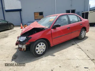 2005 Honda Civic VP z VIN 1HGES163X5L028984, wystawiony jako Copart lot #55120255 z przebiegiem Nie podano mil oraz Szkoda całkowita • Salvage title. Historia ofert i sprzedaży dostępna na DreamBid. Obrazek 1.