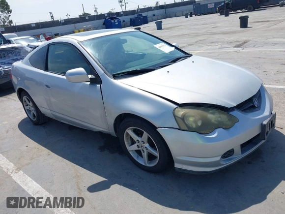2004 Acura RSX with VIN JH4DC54864S005427, listed as a IAAI auction lot 42093927 with 216,821 mi miles. Bid and sale history available at carsss.com. Image 1.