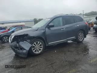 2013 Nissan Pathfinder SL z VIN 5N1AR2MM1DC609567, wystawiony jako Copart lot #58148275 z przebiegiem 129 439 mil mil oraz Szkoda całkowita • Salvage title. Historia ofert i sprzedaży dostępna na DreamBid. Obrazek 1.