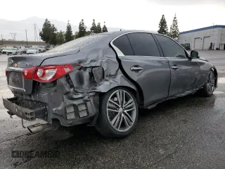 2015 Infiniti Q50 Sport with VIN JN1BV7AP9FM353341, listed as a Copart auction lot 59407675 with 87,181 mi miles and Salvage title. Bid and sale history available at DreamBid. Image 3.