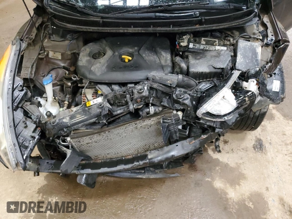 2016 Hyundai Elantra GL with VIN KMHD25LH6GU298224, listed as a Copart auction lot 63802115 with 186,425 mi miles and Salvage title. Bid and sale history available at DreamBid. Image 11.