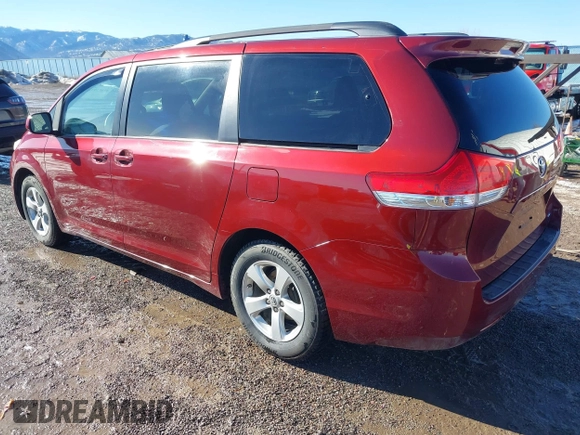 2011 Toyota Sienna LE AAS with VIN 5TDKK3DC6BS104887, listed as a IAAI auction lot 41653933 with 105,141 mi miles and . Bid and sale history available at DreamBid. Image 3.