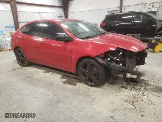 2016 Dodge Dart SXT with VIN 1C3CDFBB7GD609970, listed as a Copart auction lot 44803875 with 143,392 mi miles and Salvage Title. Bid and sale history available at carsss.com. Image 4.