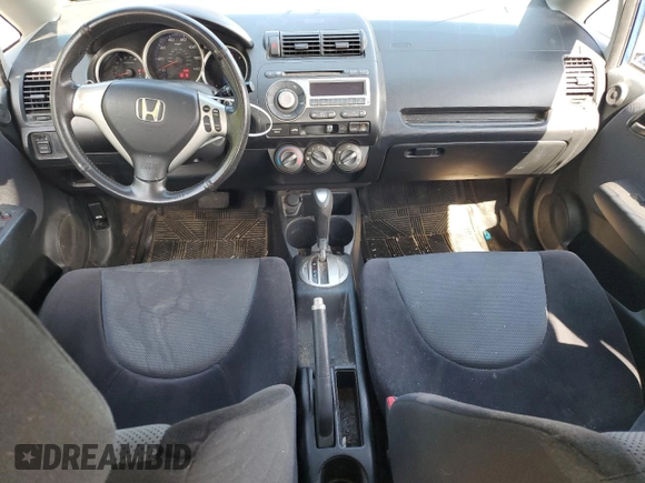2007 Honda Fit Sport z VIN JHMGD38607S062170, wystawiony jako Copart lot #58672495 z przebiegiem 215 272 mil mil oraz Czysty tytuł • Clean title. Historia ofert i sprzedaży dostępna na DreamBid. Obrazek 8.