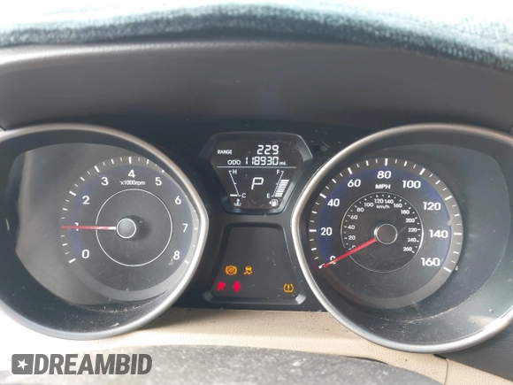 2013 Hyundai Elantra Limited with VIN 5NPDH4AEXDH243125, listed as a IAAI auction lot 41402347 with 118,930 mi miles and . Bid and sale history available at DreamBid. Image 7.