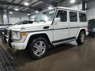 2011 Mercedes-Benz G-Class G 550 with VIN WDCYC3HF7BX190923, listed as a Copart auction lot 87279434 with 134,024 mi miles and Salvage Title. Bid and sale history available at carsss.com. Image 1.