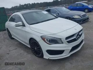 2015 Mercedes-Benz CLA 250 with VIN WDDSJ4GB1FN207261, listed as a IAAI auction lot 41726756 with 165,866 mi miles and . Bid and sale history available at DreamBid. Image 1.