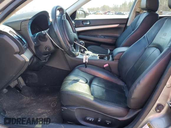 2007 Infiniti G35 Journey with VIN JNKBV61E77M726558, listed as a Copart auction lot 52206864 with 63,670 mi miles and Salvage Title. Bid and sale history available at DreamBid. Image 7.