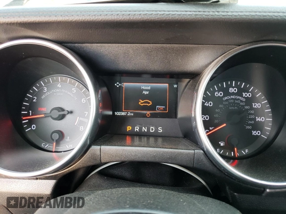 2019 Ford Mustang GT with VIN 1FA6P8CF0K5124320, listed as a Copart auction lot 48339554 with 102,387 mi miles and Salvage title. Bid and sale history available at DreamBid. Image 9.