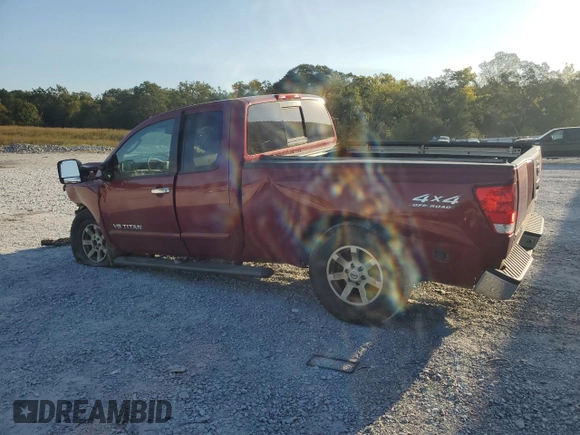 2006 Nissan Titan SE with VIN 1N6BA06B26N519672, listed as a Copart auction lot 74880744 with 144,568 mi miles and Salvage Title. Bid and sale history available at DreamBid. Image 2.