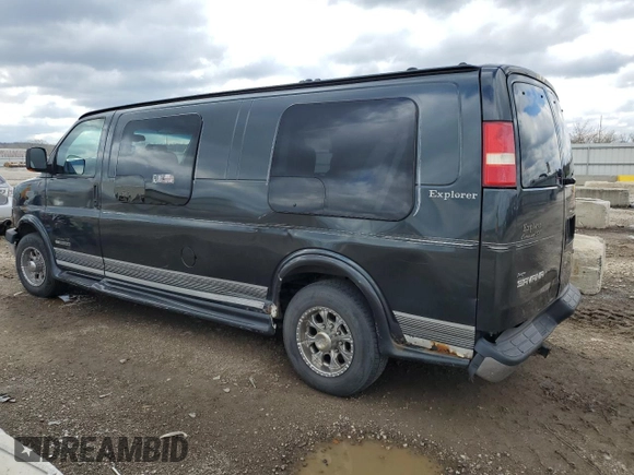 2003 GMC Savana z VIN 1GDGG29U031206019, wystawiony jako Copart lot #48920054 z przebiegiem Nie podano mil oraz Szkoda całkowita • Salvage title. Historia ofert i sprzedaży dostępna na DreamBid. Obrazek 2.