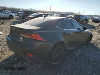 2017 Lexus IS 200t with VIN JTHBA1D25H5046377, listed as a Copart auction lot 88603145 with Not Provided miles and Salvage Title. Bid and sale history available at DreamBid. Image 3.