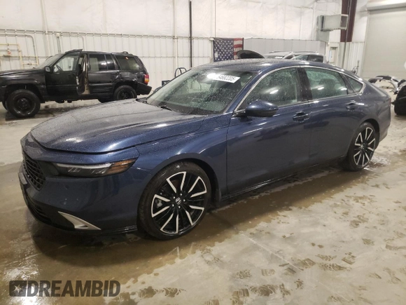 2024 Honda Accord Touring z VIN 1HGCY2F86RA024696, wystawiony jako Copart lot #54682205 z przebiegiem 6 194 mil mil oraz Szkoda całkowita • Salvage title. Historia ofert i sprzedaży dostępna na DreamBid. Obrazek 1.