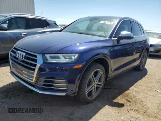 2018 Audi SQ5 with VIN WA1C4BFY9J2036019, listed as a Copart auction lot 71321774 with 70,364 mi miles and Salvage Title. Bid and sale history available at DreamBid. Image 1.
