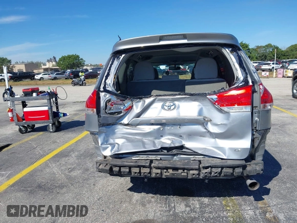 2012 Toyota Sienna LE AAS with VIN 5TDKK3DC6CS189747, listed as a IAAI auction lot 41857367 with 205,376 mi miles and . Bid and sale history available at DreamBid. Image 17.