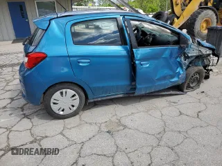 2019 Mitsubishi Mirage ES z VIN ML32A3HJ6KH009992, wystawiony jako Copart lot #55394765 z przebiegiem 26 158 mil mil oraz Szkoda całkowita • Salvage title. Historia ofert i sprzedaży dostępna na DreamBid. Obrazek 3.