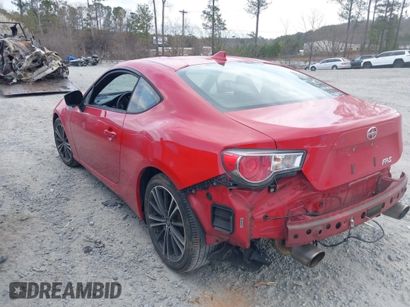 2015 Scion FR-S with VIN JF1ZNAA10F8702616, listed as a IAAI auction lot 41719852 with 95,855 mi miles. Bid and sale history available at carsss.com. Image 14.