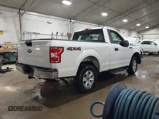2018 Ford F-150 XL with VIN 1FTMF1EB4JFA54769, listed as a IAAI auction lot 41497417 with 1 mi miles. Bid and sale history available at carsss.com. Image 4.