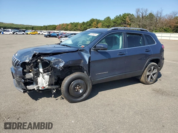2019 Jeep Cherokee Limited with VIN 1C4PJMDX6KD446434, listed as a Copart auction lot 69299024 with 42,658 mi miles and Non Repairable. Bid and sale history available at carsss.com. Image 1.