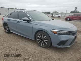 2023 Honda Civic Sedan EX with VIN 2HGFE1F74PH315865, listed as a Copart auction lot 45335605 with 32,169 mi miles and Salvage Title. Bid and sale history available at carsss.com. Image 4.
