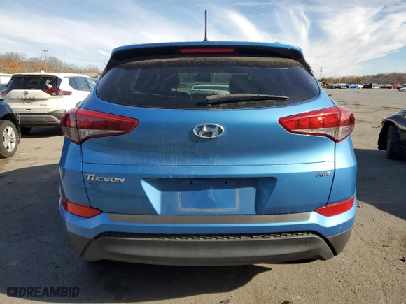 2017 Hyundai Tucson SE with VIN KM8J3CA4XHU481602, listed as a Copart auction lot 80990494 with 67,580 mi miles and Salvage Title. Bid and sale history available at carsss.com. Image 6.