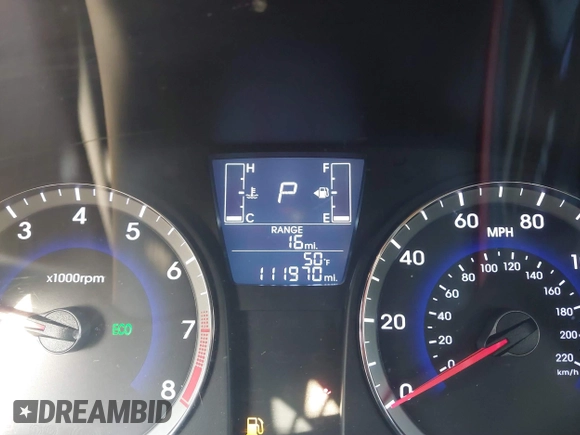 2016 Hyundai Accent SE with VIN KMHCT4AE9GU058628, listed as a IAAI auction lot 41794870 with 111,970 mi miles and . Bid and sale history available at DreamBid. Image 15.