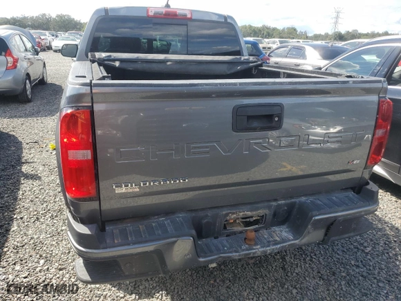 2021 Chevrolet Colorado 2WD Z71 with VIN 1GCGSDEN7M1112671, listed as a Copart auction lot 80395584 with 0 mi miles and Non Repairable. Bid and sale history available at carsss.com. Image 6.