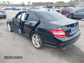 2011 Mercedes-Benz C 350 Sport with VIN WDDGF5GB0BR133816, listed as a IAAI auction lot 41304794 with 159,649 mi miles and . Bid and sale history available at DreamBid. Image 3.