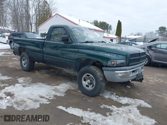 1998 Dodge 1500 with VIN 1B7HF16Z1WS597895, listed as a IAAI auction lot 41442288 with 127,073 mi miles. Bid and sale history available at carsss.com. Image 1.