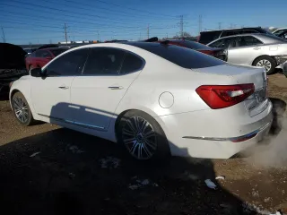 2014 Kia Cadenza Premium with VIN KNALN4D76E5139487, listed as a Copart auction lot 83088624 with 152,899 mi miles and Salvage Title. Bid and sale history available at carsss.com. Image 2.