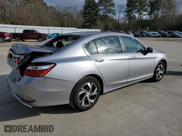 2017 Honda Accord Sedan LX with VIN 1HGCR2F33HA141930, listed as a Copart auction lot 47936085 with 78,006 mi miles and Salvage Title. Bid and sale history available at carsss.com. Image 3.