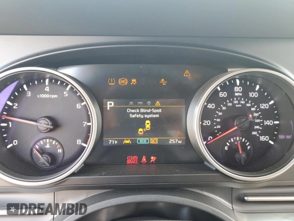 2024 Kia Carnival LX with VIN KNDNB4H35R6440070, listed as a Copart auction lot 74982464 with 257 mi miles and Salvage Title. Bid and sale history available at carsss.com. Image 9.