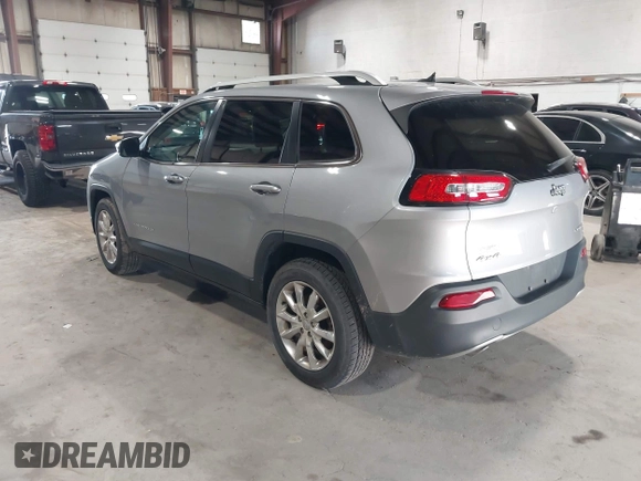 2014 Jeep Cherokee Limited z VIN 1C4PJMDS6EW207642, wystawiony jako IAAI lot #42471768 z przebiegiem 133 658 mil mil oraz . Historia ofert i sprzedaży dostępna na DreamBid. Obrazek 3.
