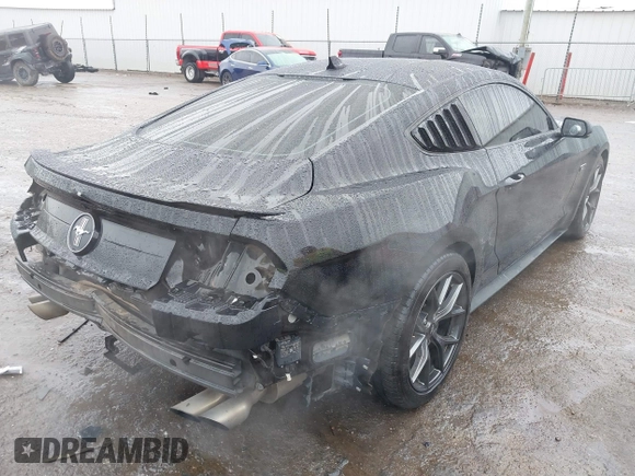 2022 Ford Mustang EcoBoost with VIN 1FA6P8TD1N5111126, listed as a IAAI auction lot 41449765 with 42,852 mi miles. Bid and sale history available at carsss.com. Image 4.