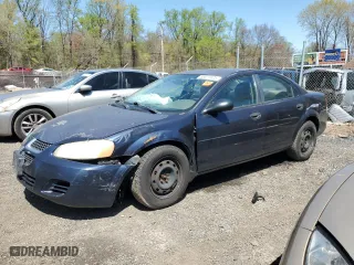 2004 Dodge Stratus SE with VIN 1B3EL36T64N120542, listed as a Copart auction lot 53611625 with 179,730 mi miles and Salvage Title. Bid and sale history available at carsss.com. Image 1.
