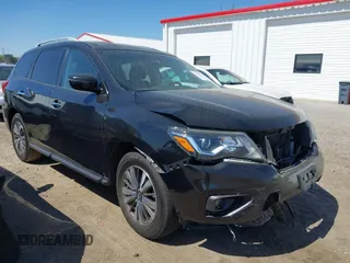 2018 Nissan Pathfinder SV with VIN 5N1DR2MNXJC629365, listed as a IAAI auction lot 41903187 with 120,730 mi miles. Bid and sale history available at carsss.com. Image 1.