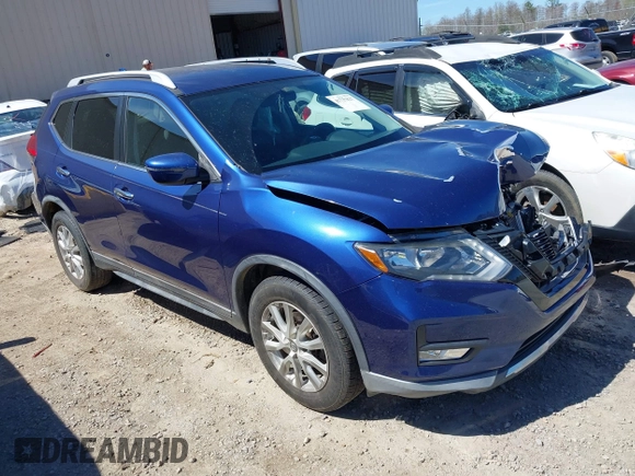 2017 Nissan Rogue S with VIN KNMAT2MT5HP572129, listed as a IAAI auction lot 41737827 with 126,066 mi miles. Bid and sale history available at carsss.com. Image 1.